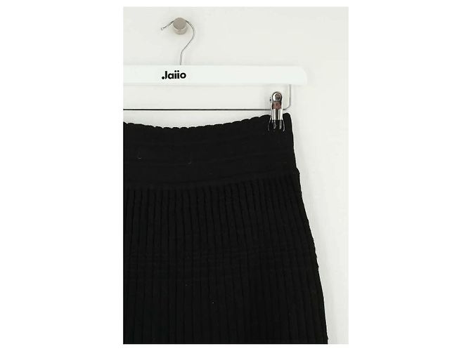 Autre Marque Gonna nera Nero - vista 5