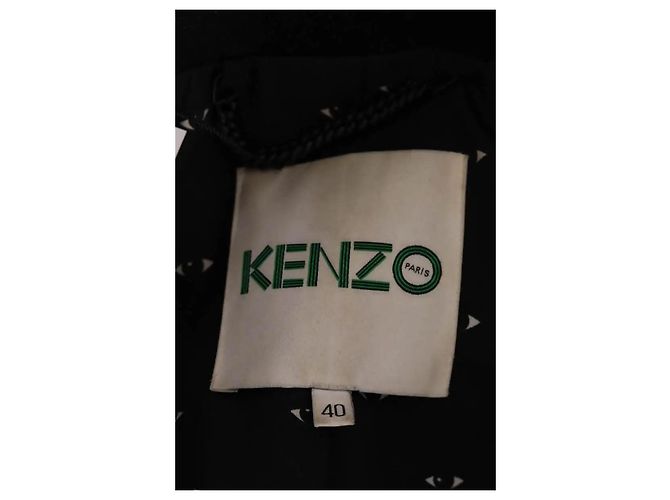 Kenzo Abrigo negro - vista 5