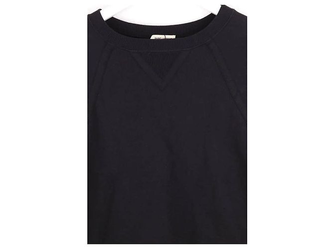 Sudadera Saint Laurent negra de algodón Negro - vista 2
