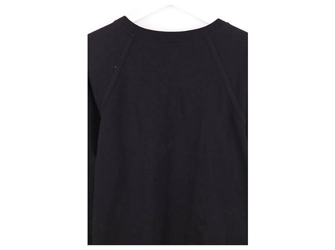 Sudadera Saint Laurent negra de algodón Negro - vista 4