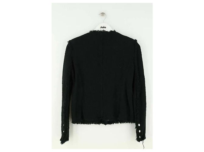 Chaqueta Iro de algodón negro - vista 3