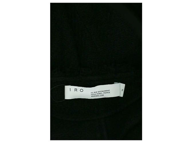 Chaqueta Iro de algodón negro - vista 5