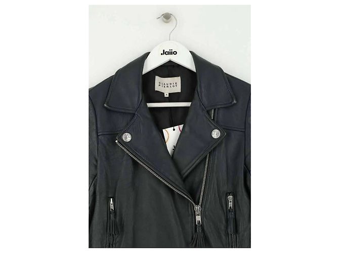Claudie Pierlot Perfektes schwarzes Leder - Ansicht 2
