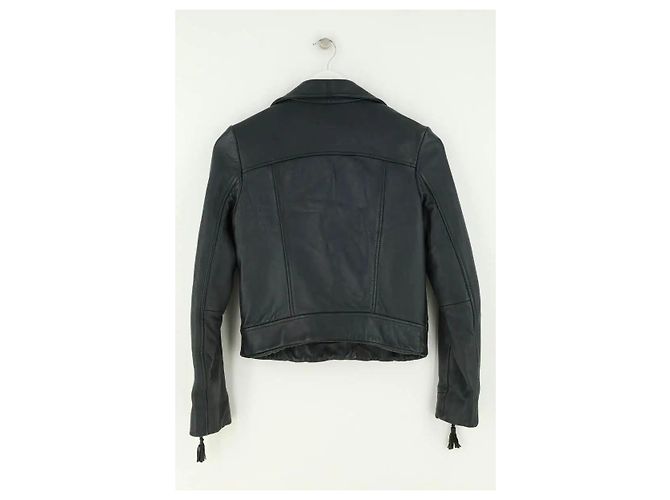 Claudie Pierlot Perfektes schwarzes Leder - Ansicht 3
