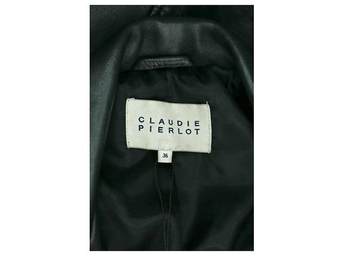 Claudie Pierlot Perfektes schwarzes Leder - Ansicht 5