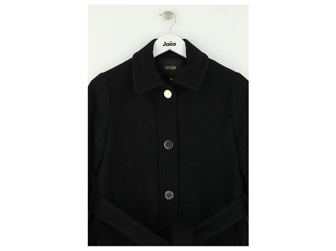 Cappotto Maje nero - vista 2