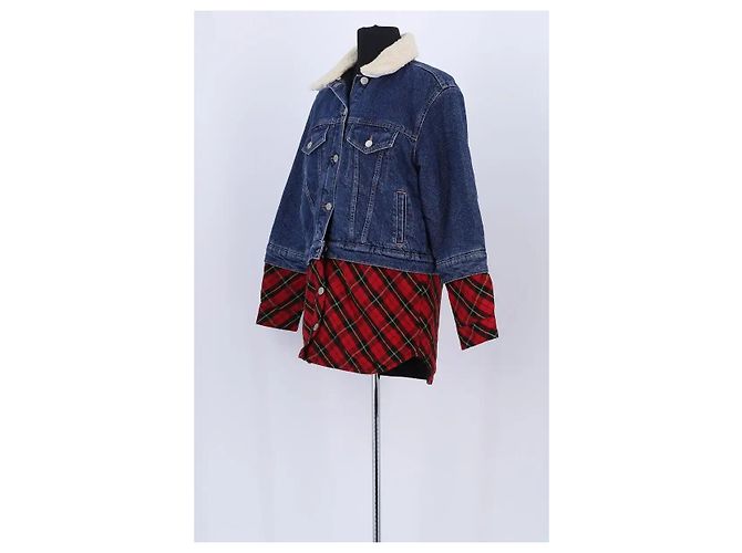 Chaqueta Maje de algodón azul - vista 2
