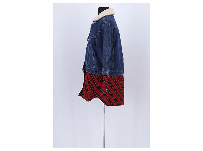 Chaqueta Maje de algodón azul - vista 3
