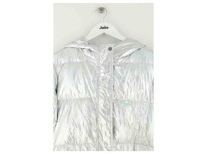 Chaqueta Acolchada Maje Plateada Plata - vista 2