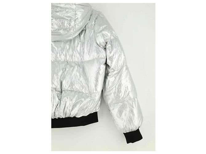 Chaqueta Acolchada Maje Plateada Plata - vista 4