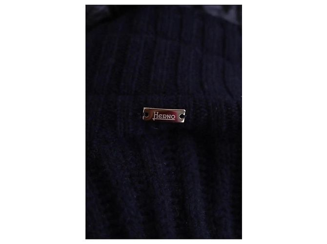 Herno Navy blue jacket - view 6