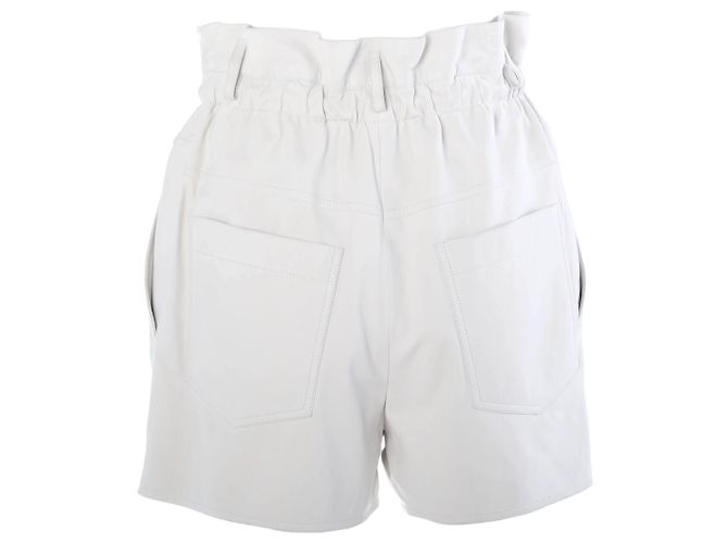 Short de couro de bezerro branco Hermès - vista 3