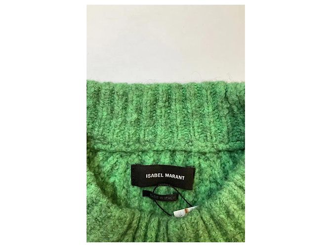 Jersey Isabel Marant de algodón verde - vista 5
