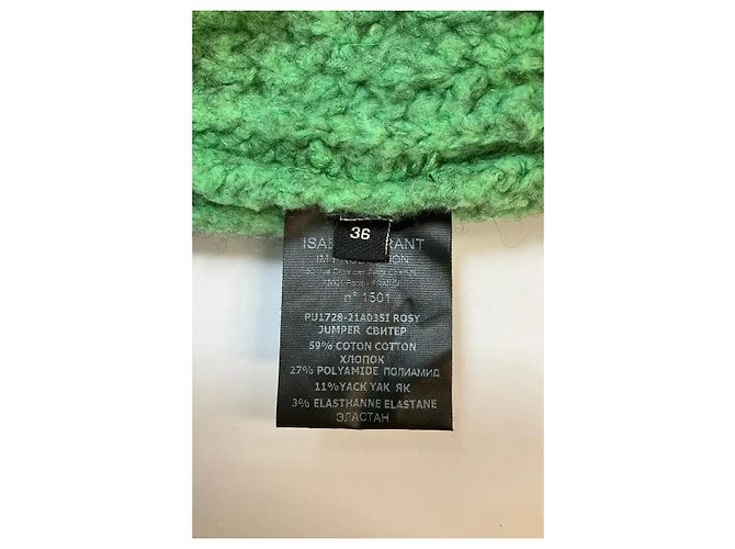 Jersey Isabel Marant de algodón verde - vista 6