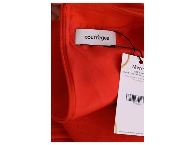 Courreges Vestido laranja - vista 6