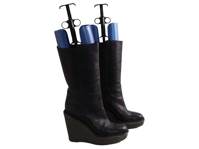 Yves Saint Laurent Botas negras Negro - vista 3