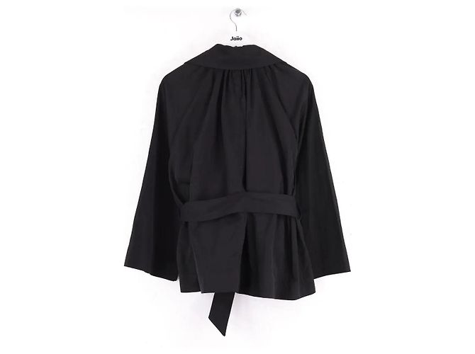 Gabardina de algodón negra Ba&Sh M Negro - vista 3