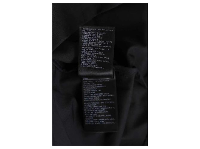 Gabardina de algodón negra Ba&Sh M Negro - vista 6