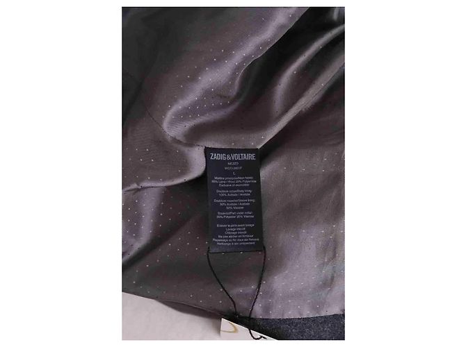 Zadig & Voltaire Abrigo gris - vista 5