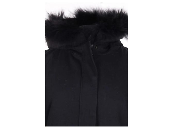 The Kooples Abrigo negro - vista 2