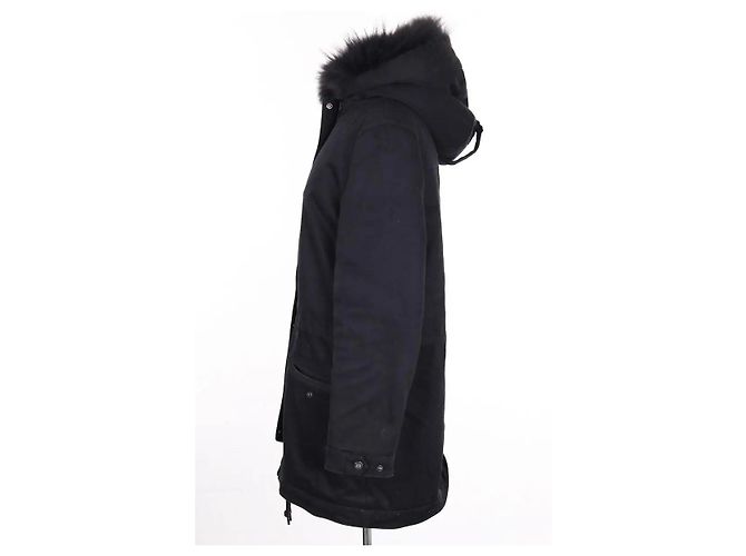 The Kooples Abrigo negro - vista 3