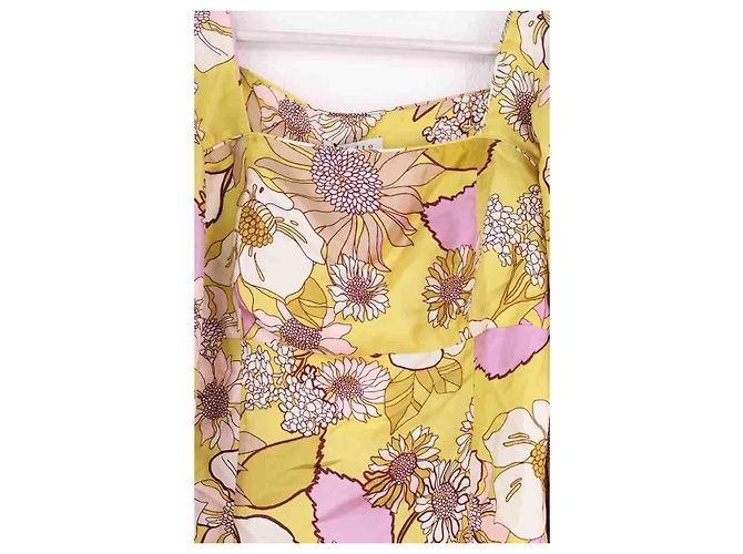 Blusa de seda amarilla Sandro Amarillo - vista 2