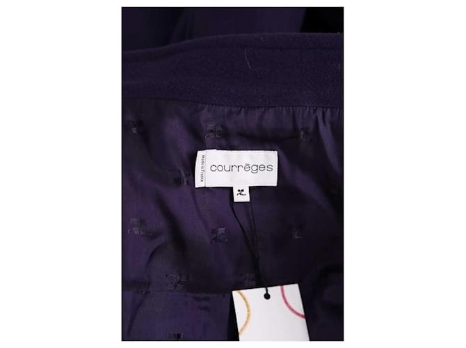 Courreges Abrigo morado Púrpura - vista 5