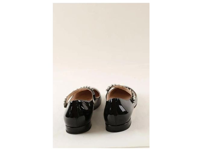 Bailarinas Miu Miu en piel negra - vista 2
