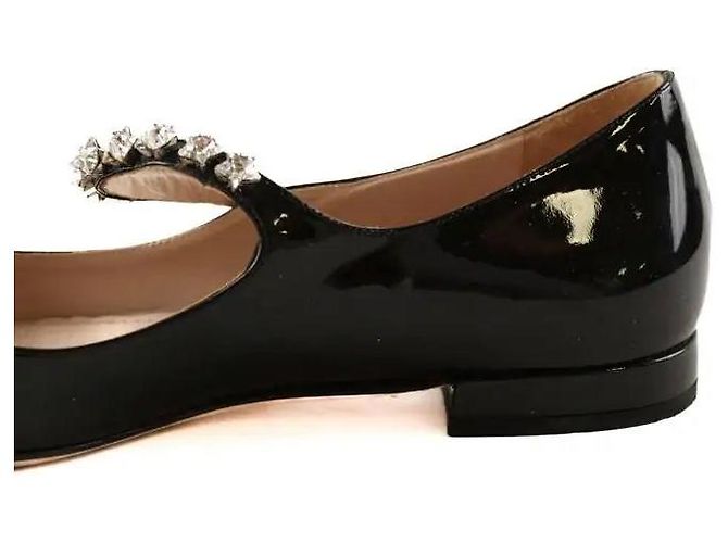 Bailarinas Miu Miu en piel negra - vista 3