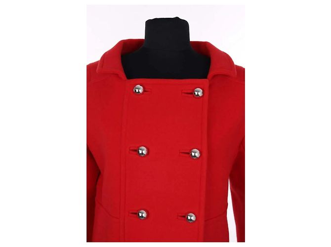 Courreges Abrigo rojo Roja - vista 2