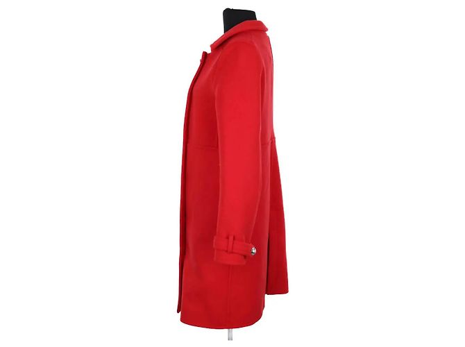 Courreges Abrigo rojo Roja - vista 3