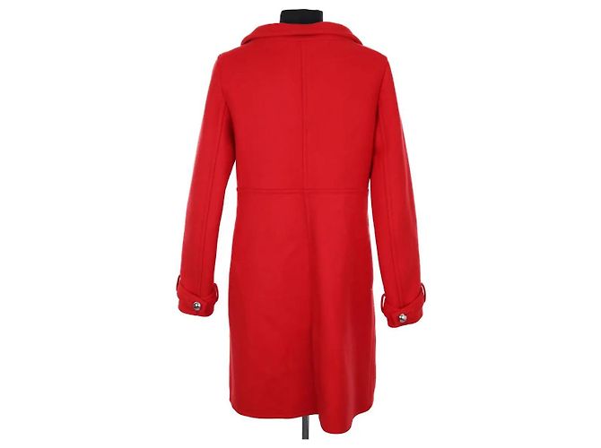 Courreges Abrigo rojo Roja - vista 4