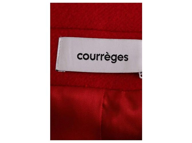 Courreges Abrigo rojo Roja - vista 5