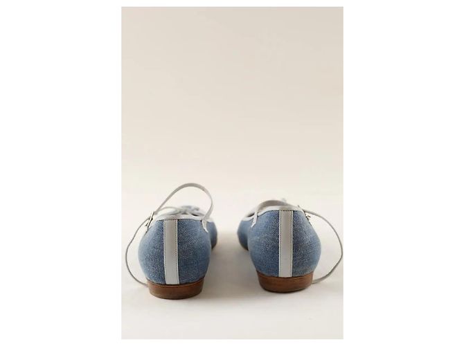 Chanel Bailarinas azules - vista 3