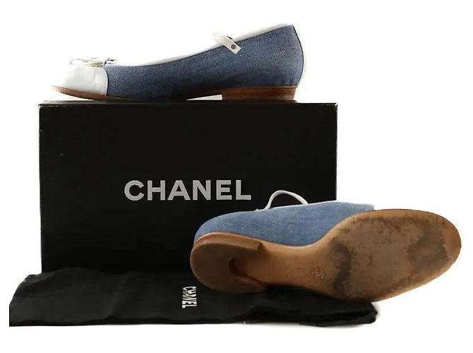 Chanel Bailarinas azules - vista 6