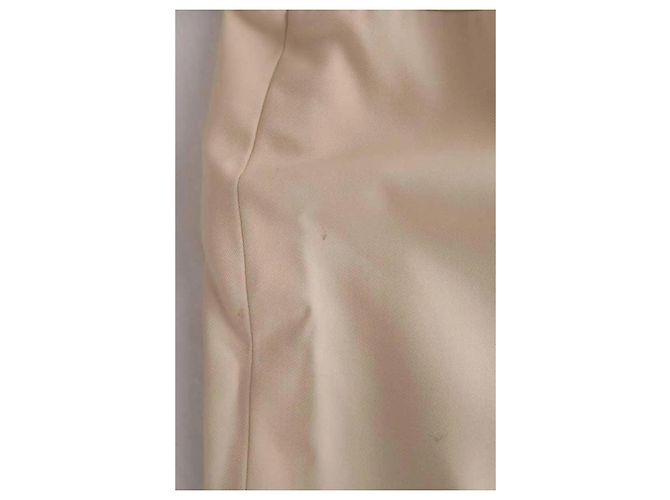 Falda de lana beige Céline - vista 6