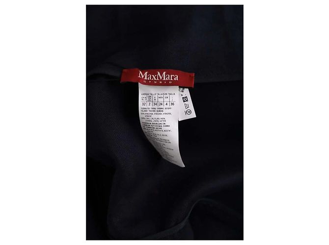 Max Mara Abrigo azul marino - vista 5