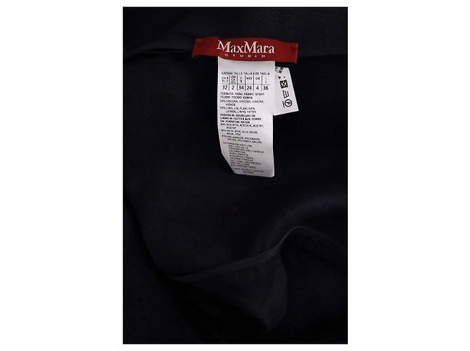 Max Mara Abrigo azul marino - vista 6