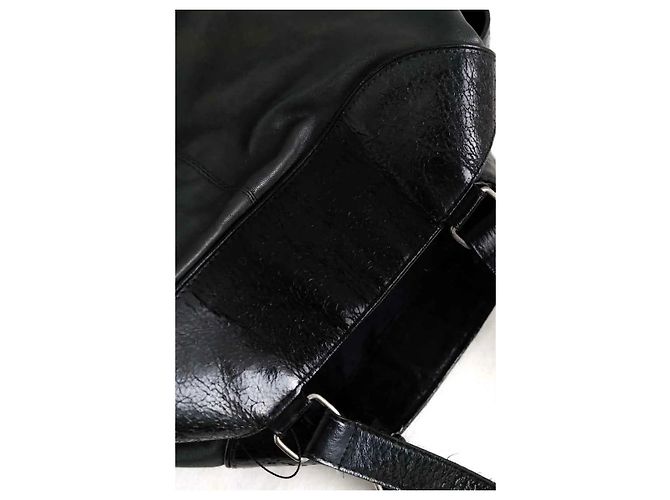 Borsa tote Sandro in pelle nera Nero - vista 3