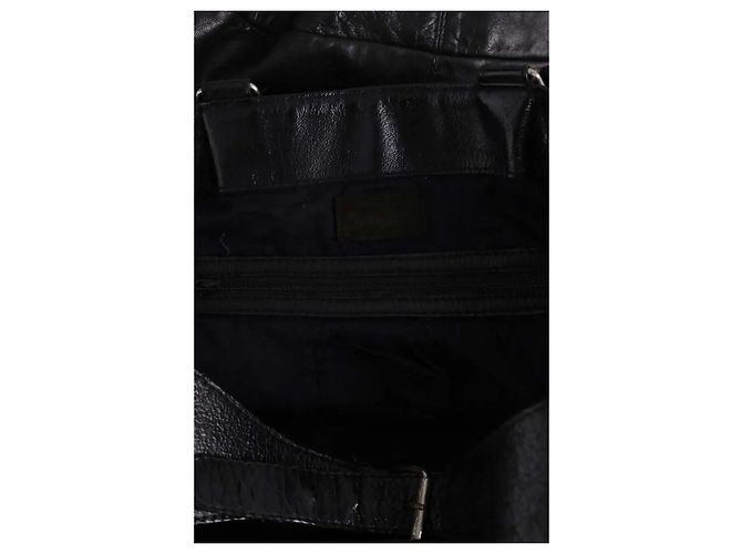 Borsa tote Sandro in pelle nera Nero - vista 5