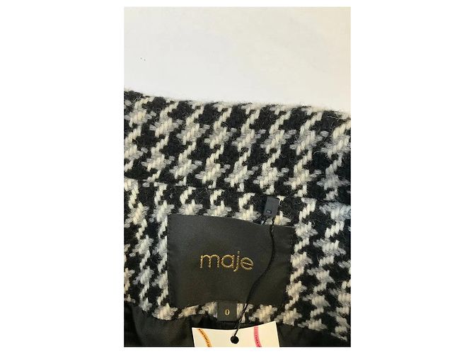 Maje Cappotto nero - vista 5