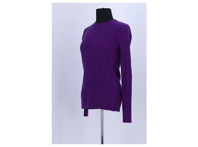 Autre Marque Jersey de cachemir morado Púrpura - vista 2