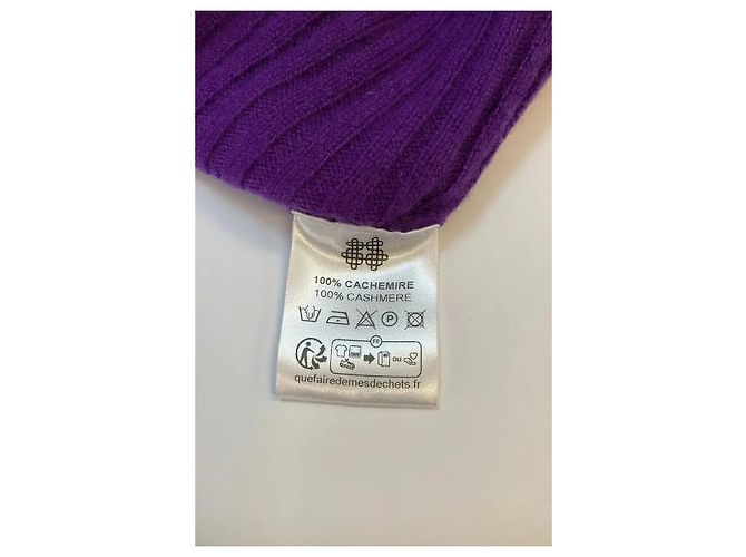 Autre Marque Jersey de cachemir morado Púrpura - vista 6