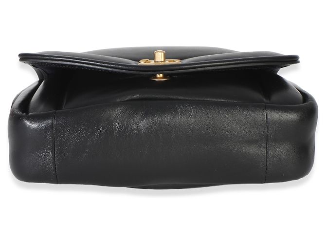 Timeless Borsa Chanel Black Lambskin Medium Simply Flap Nero - vista 6