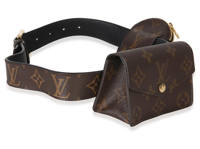 Louis Vuitton Monogram Canvas Daily Multi Pocket Gürtel Braun - Ansicht 2