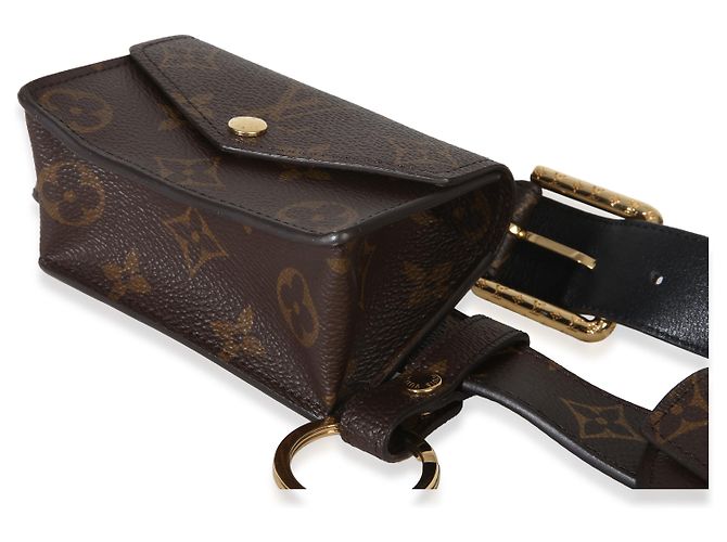 Louis Vuitton Monogram Canvas Daily Multi Pocket Gürtel Braun - Ansicht 6