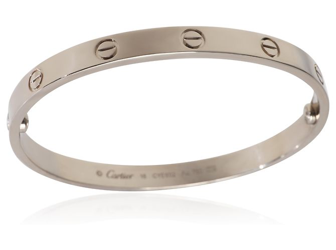 Bracciale Love in oro bianco Cartier - vista 2