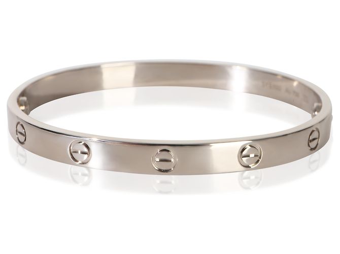 Bracciale Love in oro bianco Cartier - vista 4