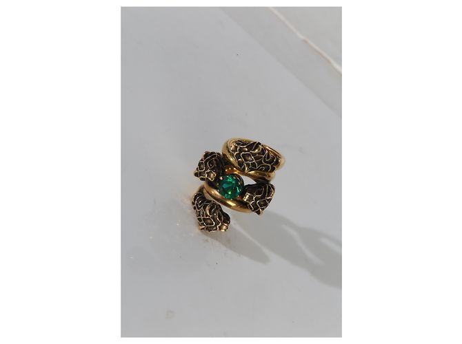 Gucci Goldbeschichteter Tigers Hear Wrap Ring - vista 6