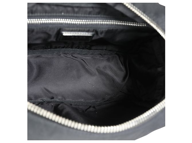 Prada Black Tessuto Pocket Nylon Technischer Rucksack Schwarz - Ansicht 4